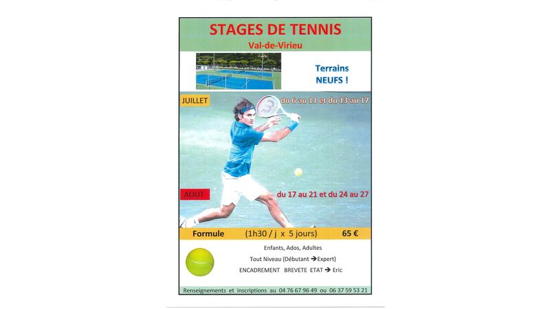 Stages de tennis