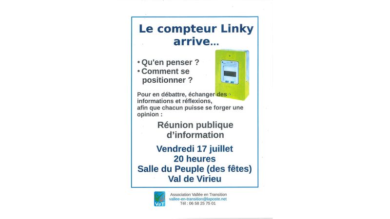 Le compteur Linky arrive... Réunion publique d'information