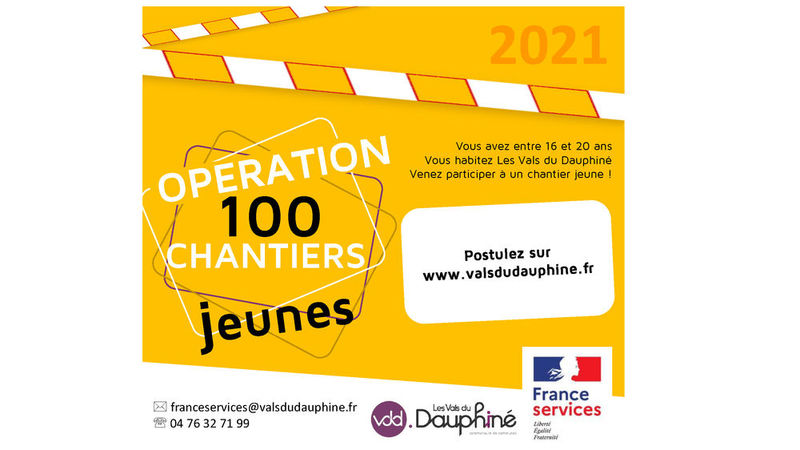 Opération chantiers 100 jeunes