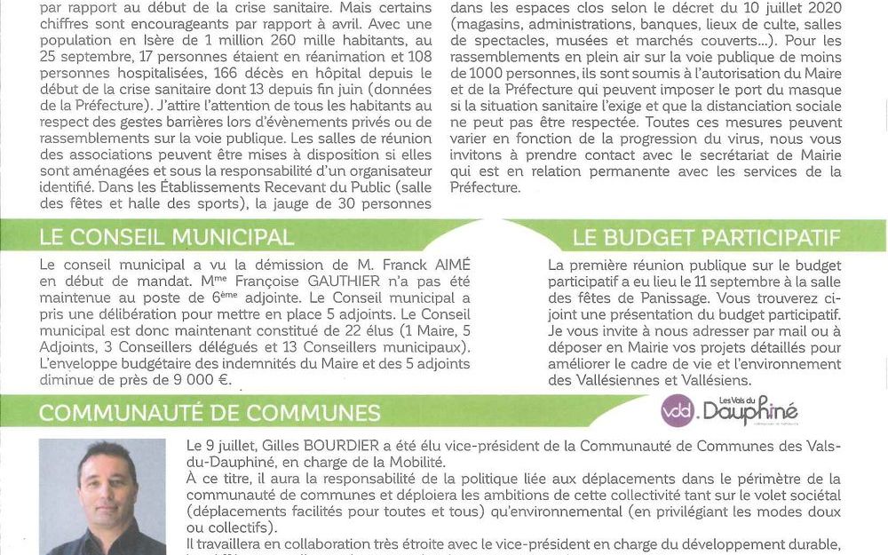 Le p'tit journal n°6 - Octobre-Novembre-Décembre 2020