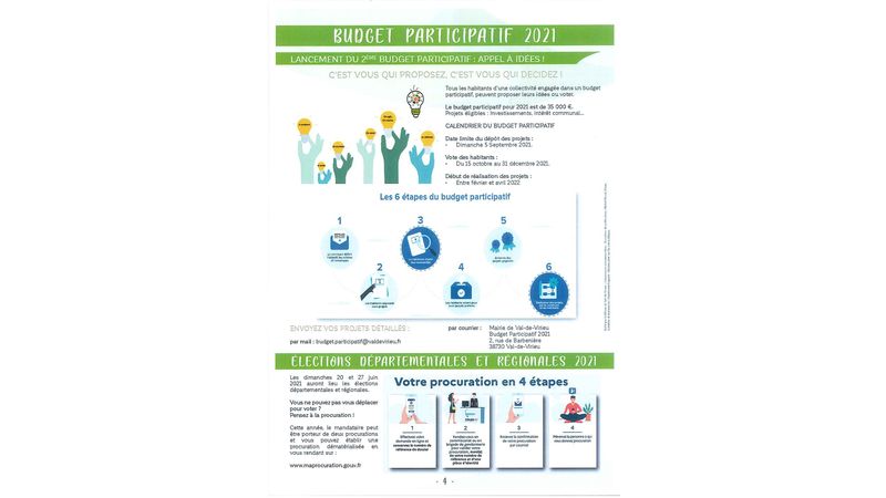 Budget participatif 2021 - Lancement du 2ème Budget Participatif : Appel à idées !