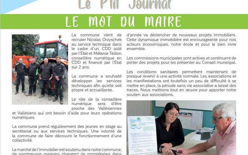 Le P'tit Journal n°8 - Juillet-Août-Septembre 2021