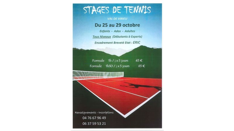 Stages de Tennis