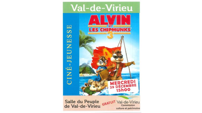Ciné-Jeunesse : ALVIN ET LES CHIPMUNKS 3