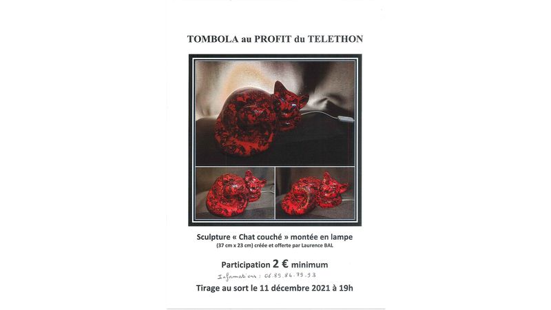 Tombola au profit du Téléthon