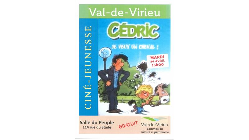 Ciné-Jeunesse : CEDRIC JE VEUX UN CHEVAL !