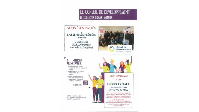 Le Conseil de développement : Le collectif comme moteur