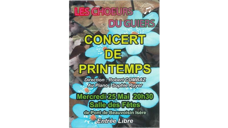 Les Choeurs du Guiers - Concert de printemps