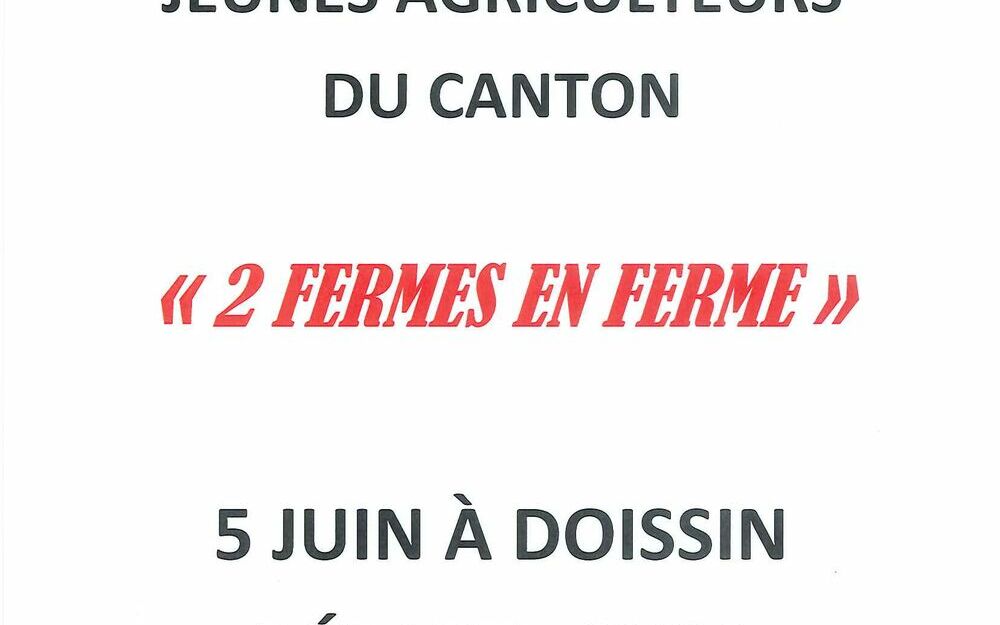 Randonnée Pédestre Jeunes Agriculteurs du Canton "2 FERMES EN FERME"