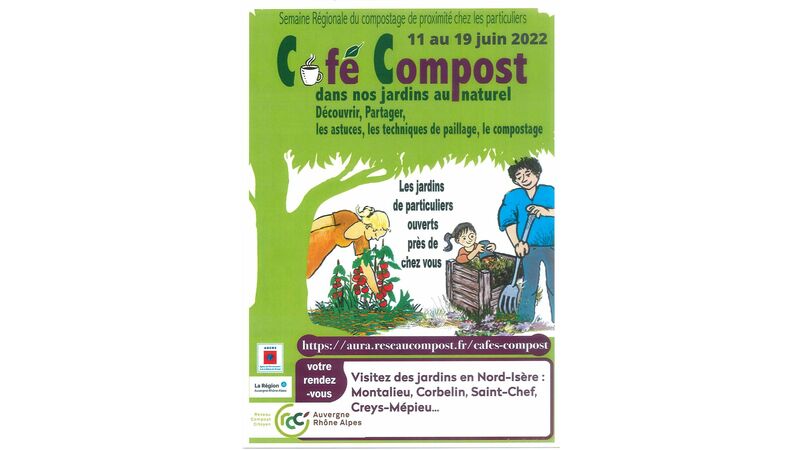 Café Compost dans nos jardins au naturel