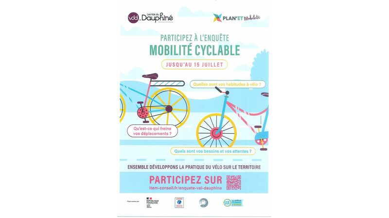 Participez à l'enquête MOBILITE CYCLABLE