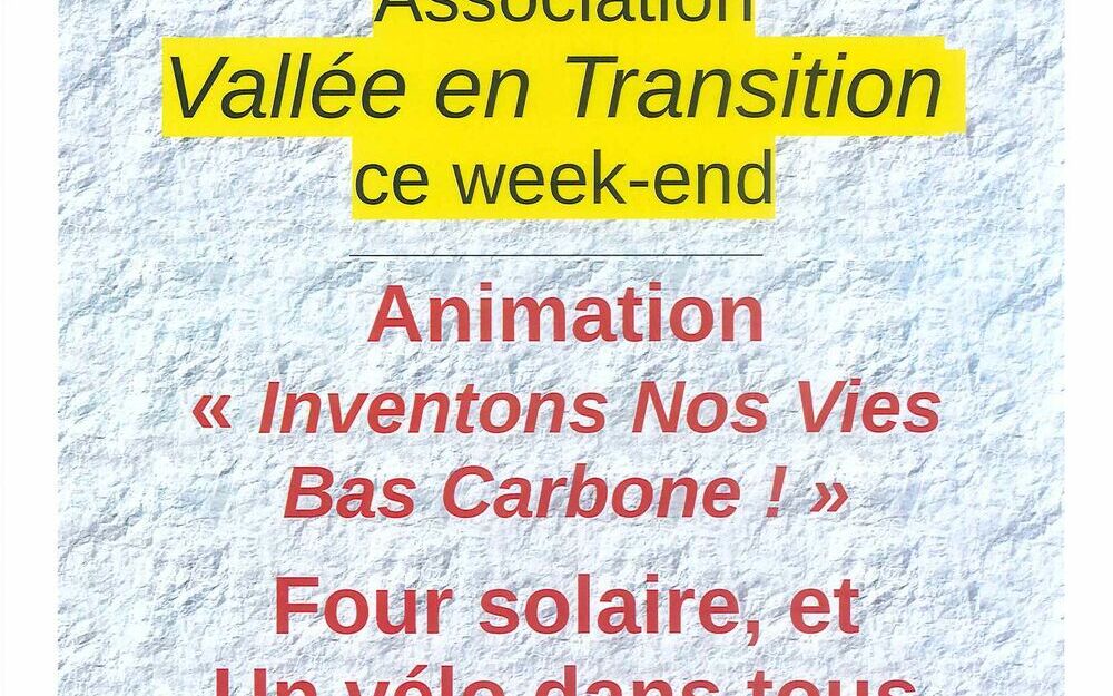 Vallée en Transition : osons le changement...