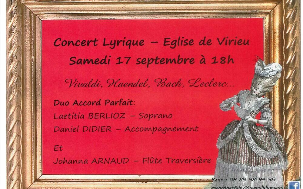 Concert Lyrique - Eglise de Virieu