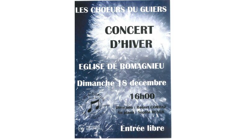 Concert d'hiver : Les Choeurs du Guiers