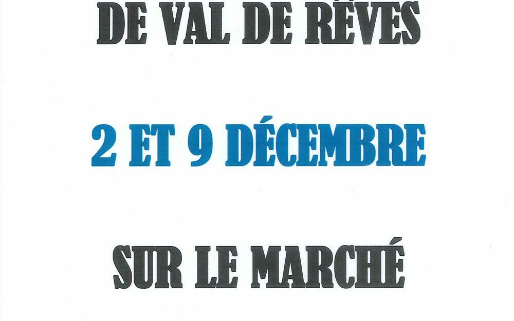 Stand de Noël de Val de Rêves