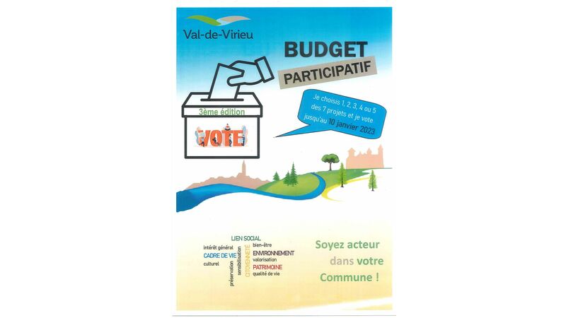 Budget Participatif - 3ème édition : VOTE