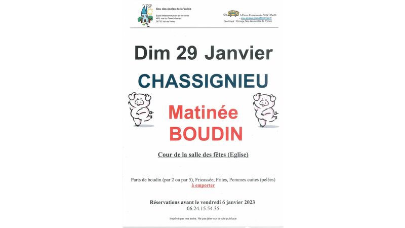 Matinée Boudin