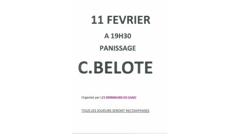 Concours de belote