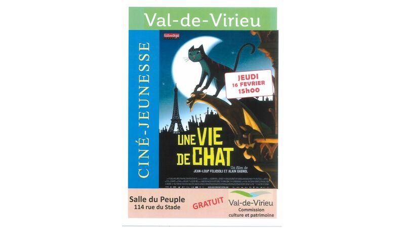 Ciné-Jeunesse : UNE VIE DE CHAT