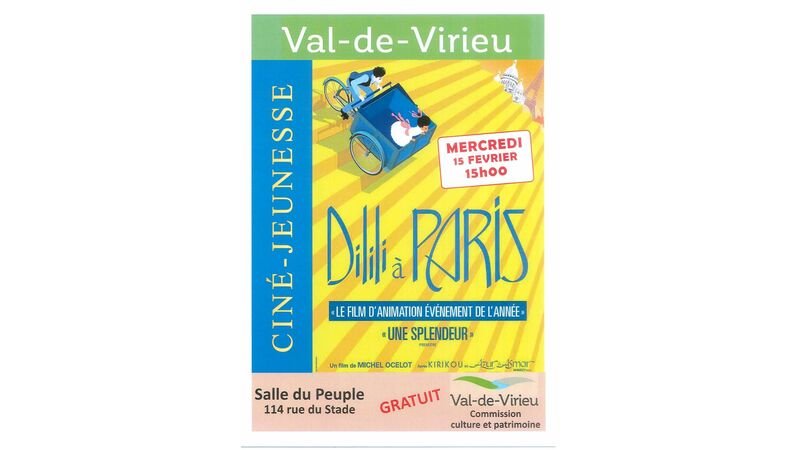 Ciné-Jeunesse : DILILI A PARIS