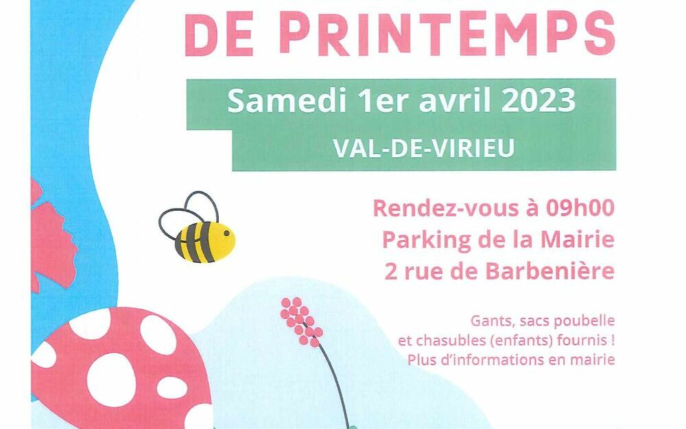 Nettoyage de Printemps