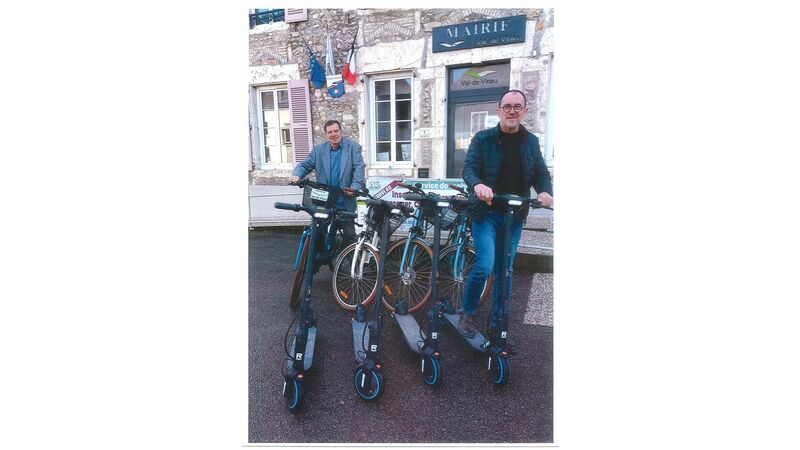 La commune de Val-de-Virieu met à disposition gratuitement des trottinettes et des vélos électriques