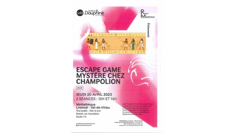 Escape Game mystère chez Champolion