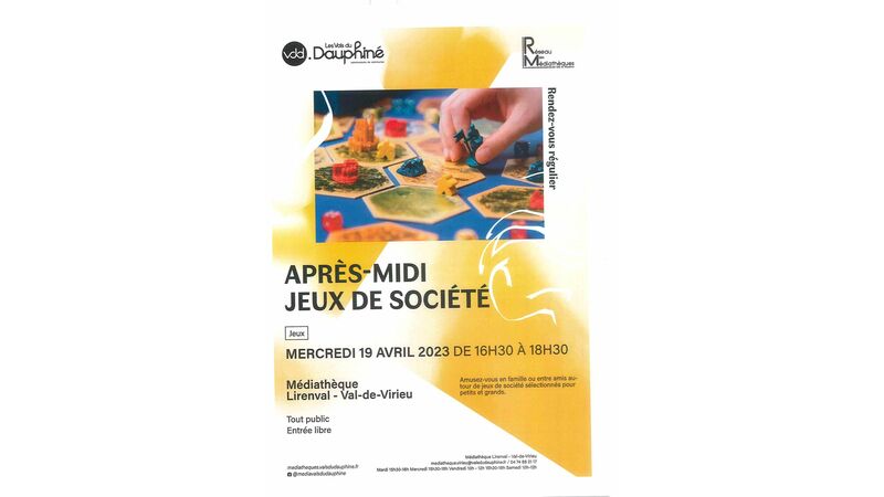 Après-midi jeux de société