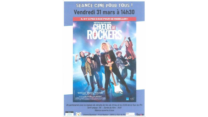 Séance Ciné pour tous ! CHOEUR DE ROCKERS