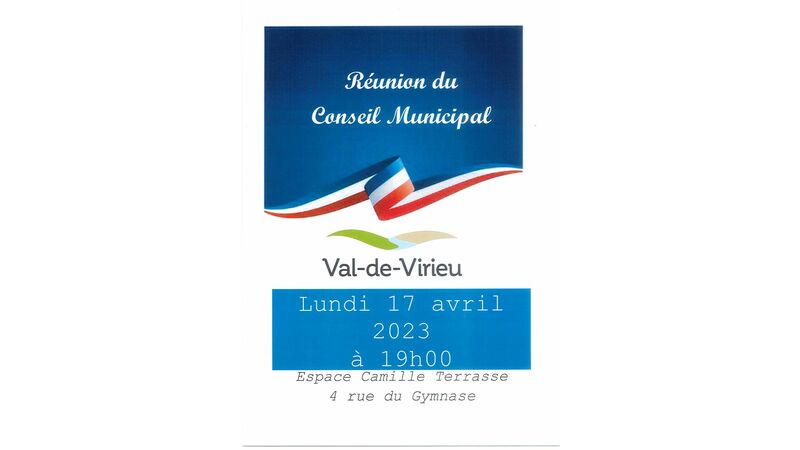 Réunion du Conseil Municipal