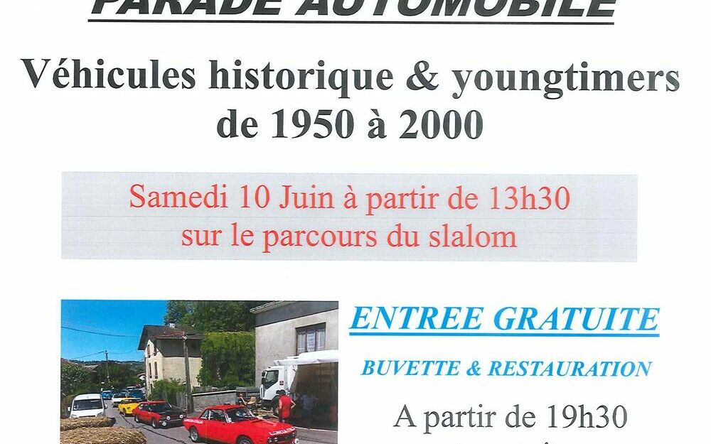 2ème édition Parade Automobile