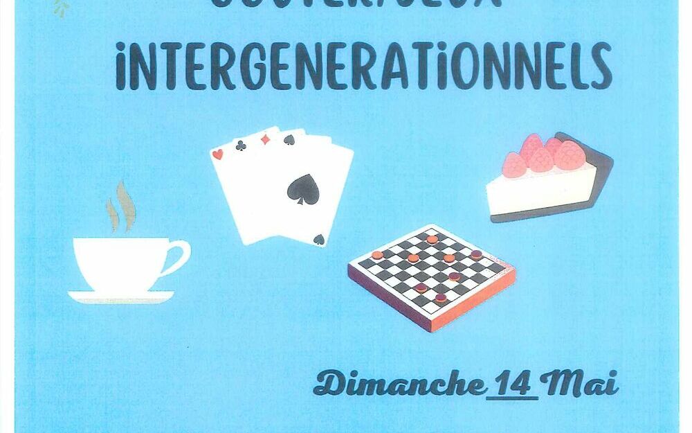 Après-midi Goûter/Jeux intergénérationnels