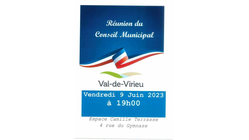 Réunion du Conseil Municipal