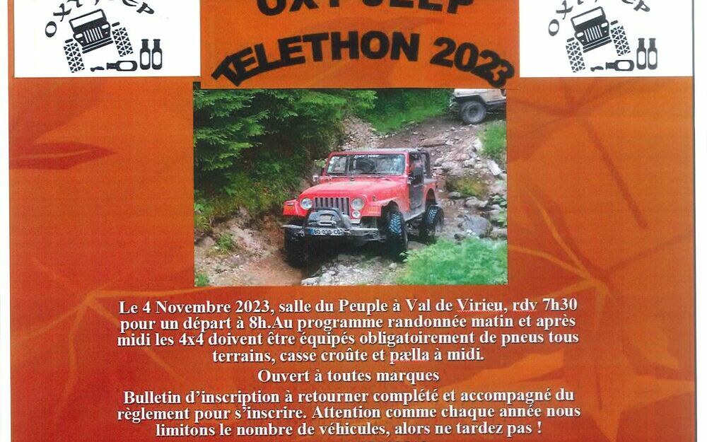 OXY'JEEP - TELETHON 2023