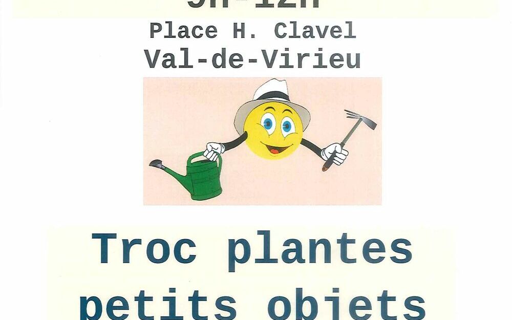 Troc plantes - Petits objets - Confitures