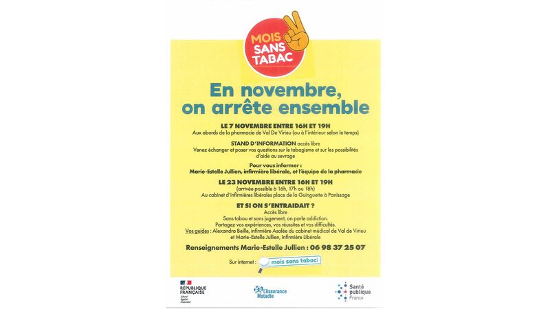 Mois sans tabac - En novembre, on arrête ensemble