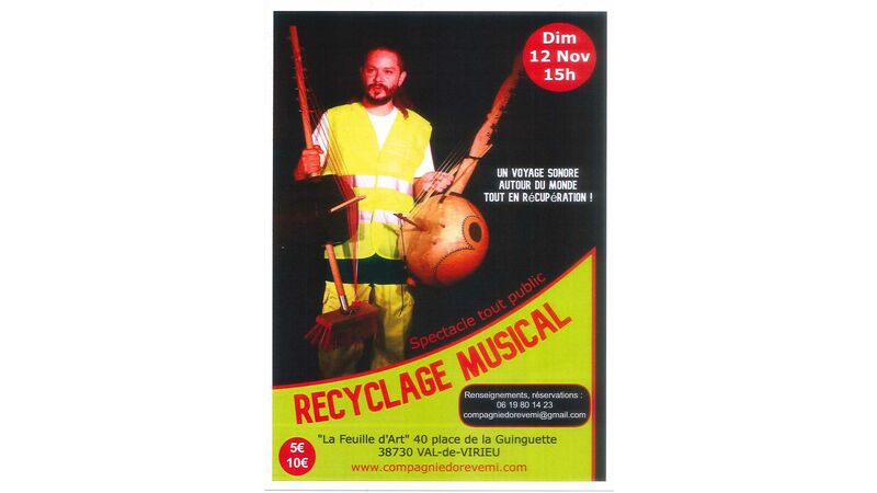 Spectacle tout public : RECYCLAGE MUSICAL