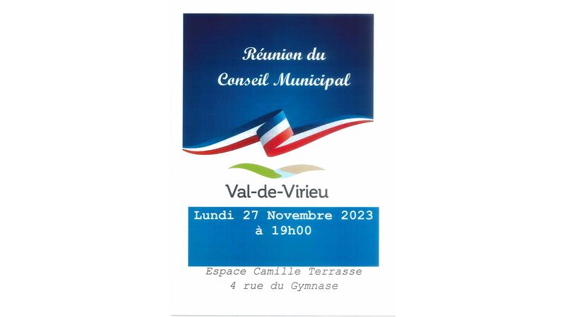 Réunion du Conseil Municipal