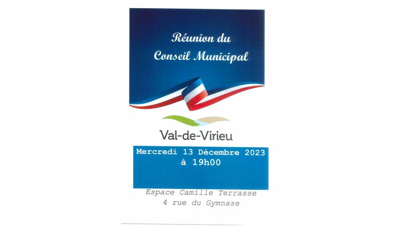 Réunion du Conseil Municipal
