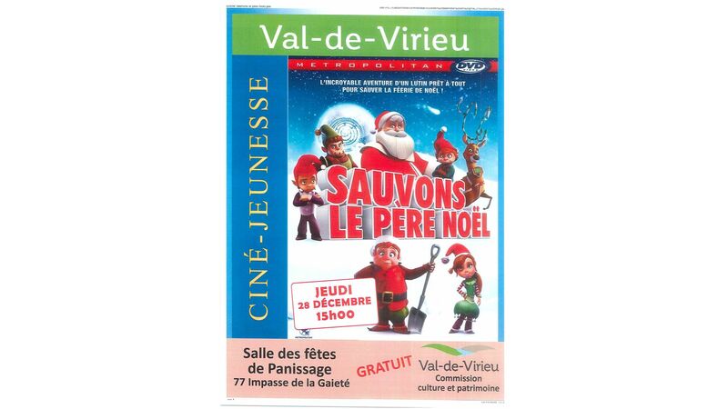 Ciné-jeunesse : SAUVONS LE PERE NOEL