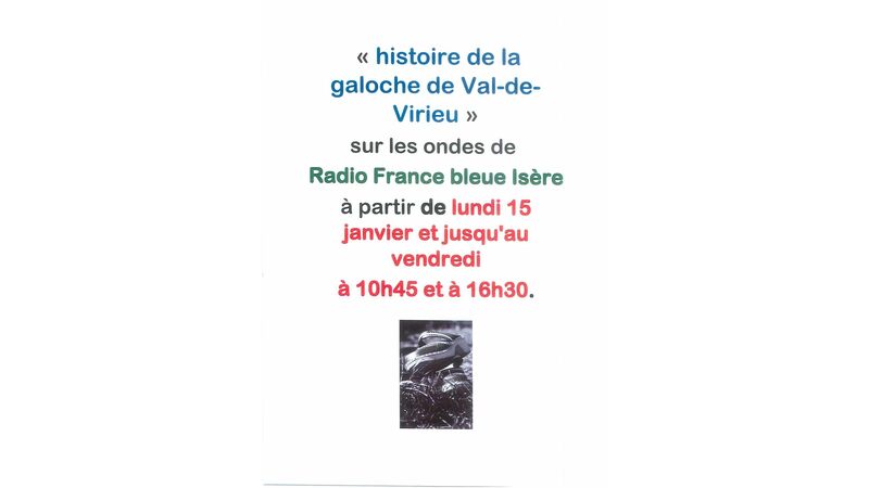 "Histoire de la galoche de Val-de-Virieu"