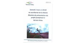 Réunion de présentation du projet pumptrack à Val-de-Virieu