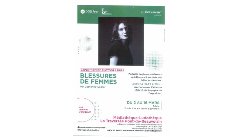 Exposition de photographies : BLESSURES DE FEMMES par Catherine Cabrol