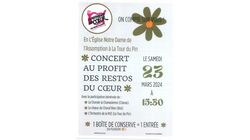 Concert au profit des Restos du Coeur