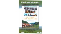 Séance ciné pour tous ! LA FERME DES BERTRAND