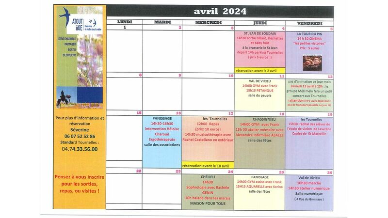 Programme ATOUT AGE AVRIL 2024