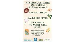 Atelier culinaire en famille - Apéro coloré