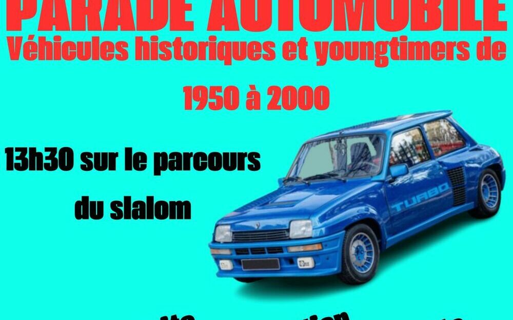 Parade automobile - Véhicules historiques et youngtimers de 1950 à 2000