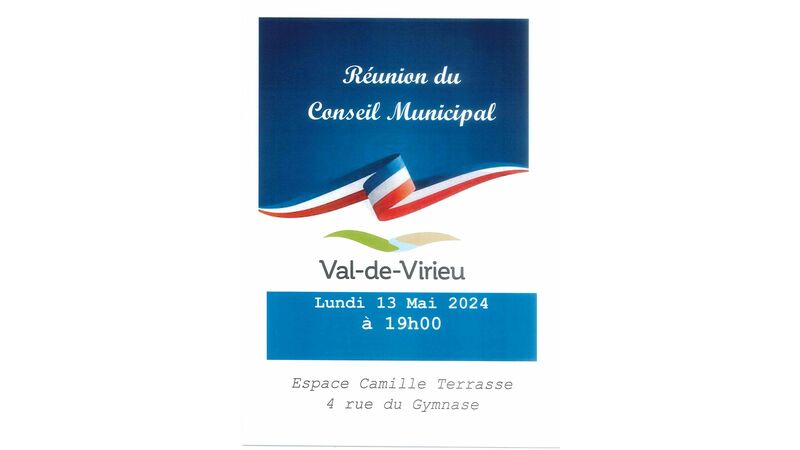 Réunion du Conseil Municipal