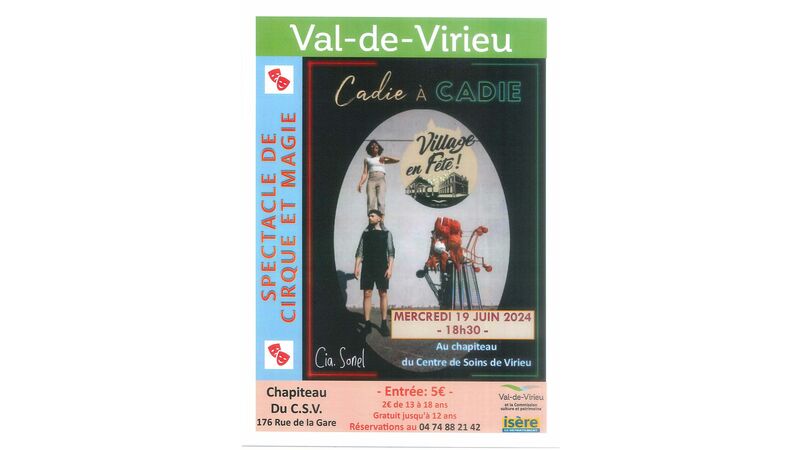 Spectacle de cirque et magie : Cadie à CADIE